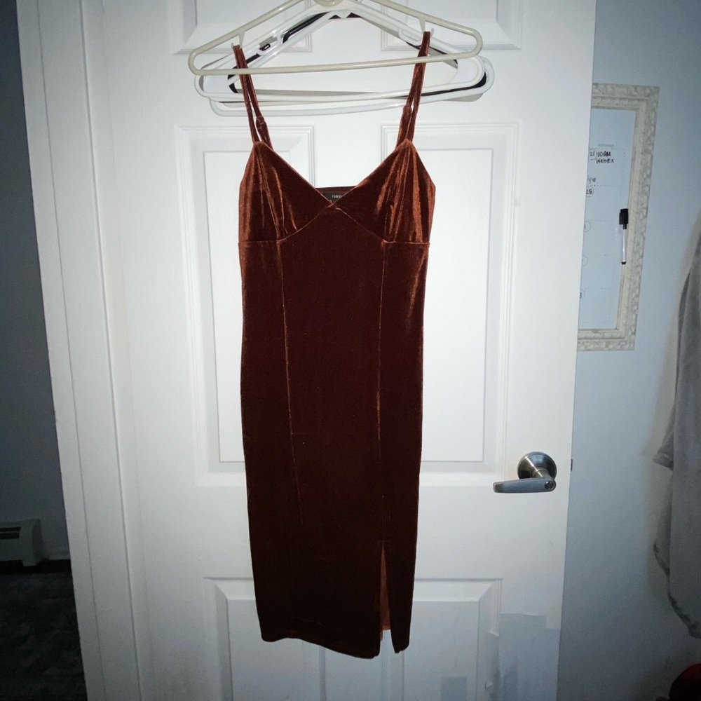 Velour right dress